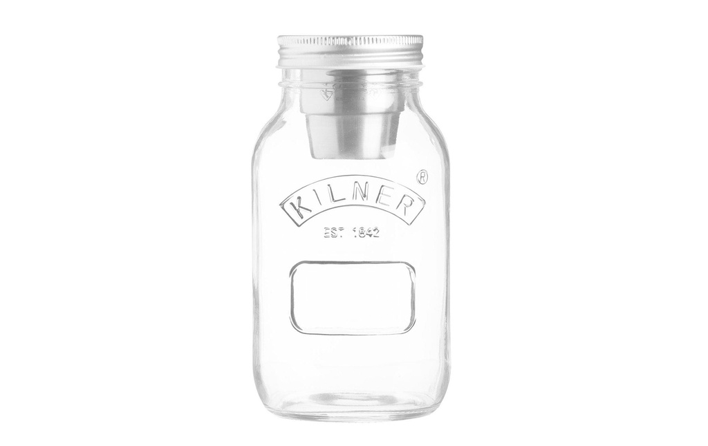 Kilner Boîte casse-croûte Food on the go 1000 ml, Transparent