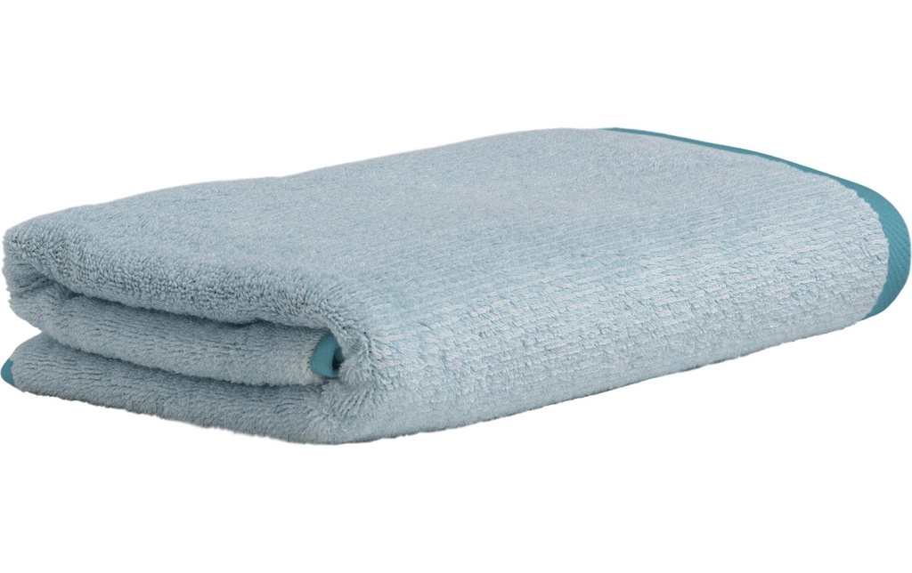 Möve Serviette Tide Doubleface 50 x 100 cm, Aqua/Pétrole