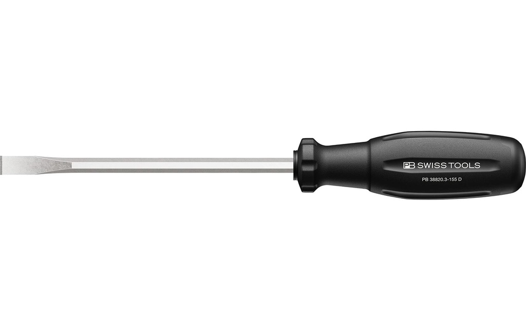 PB Swiss Tools Burin plat d'électricien PB 38820.3-155 D SwissGrip Evo
