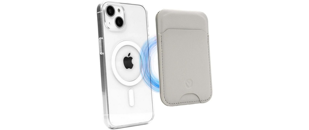 Valenta CardCase Stand MagSafe, Crème