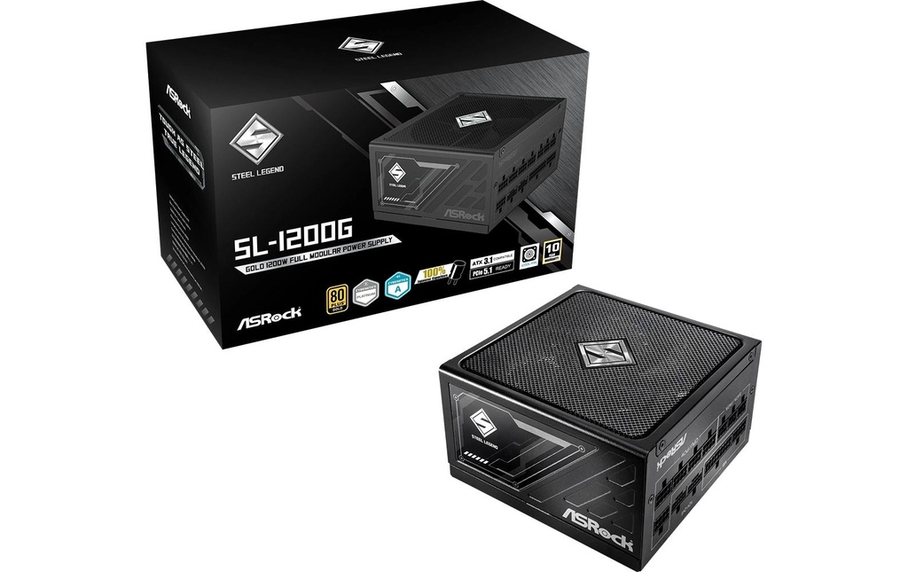 ASRock Bloc d’alimentation Steel Legend SL-1200G 1200 W