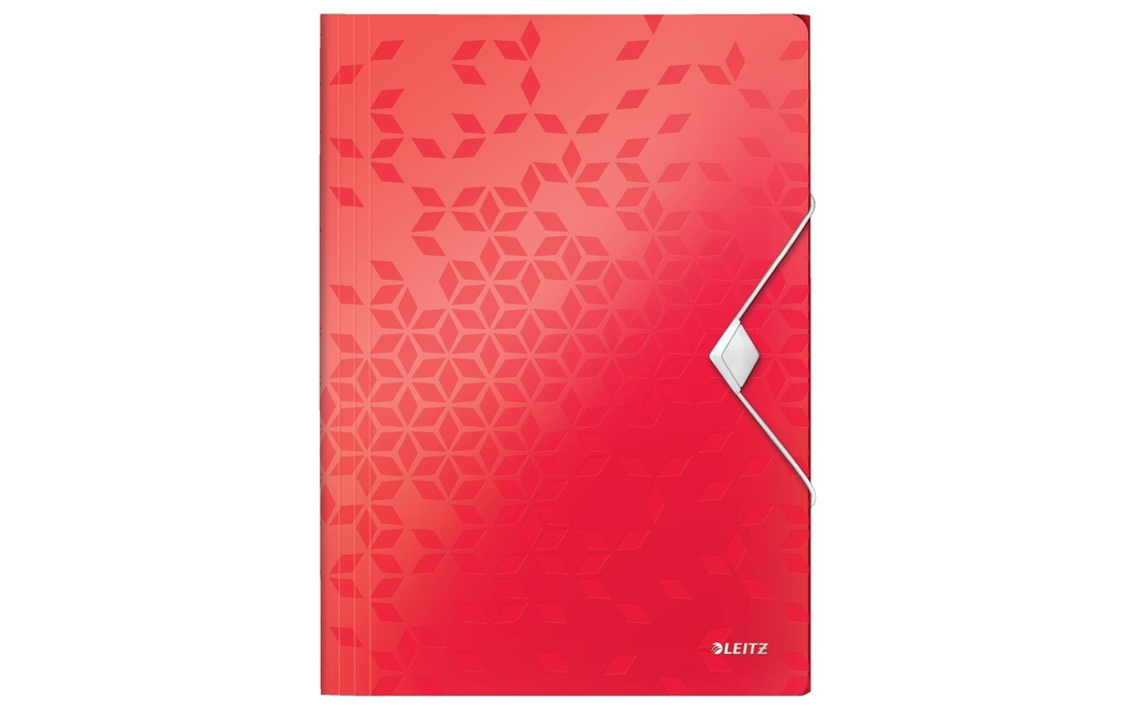 Leitz Portfolio à ruban élastique WOW A4, Rouge