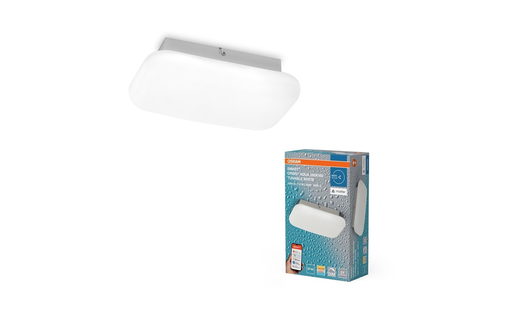 OSRAM Lampe murale SMART+ Matter Orbis Wall Aqua 280 x 160 mm TW