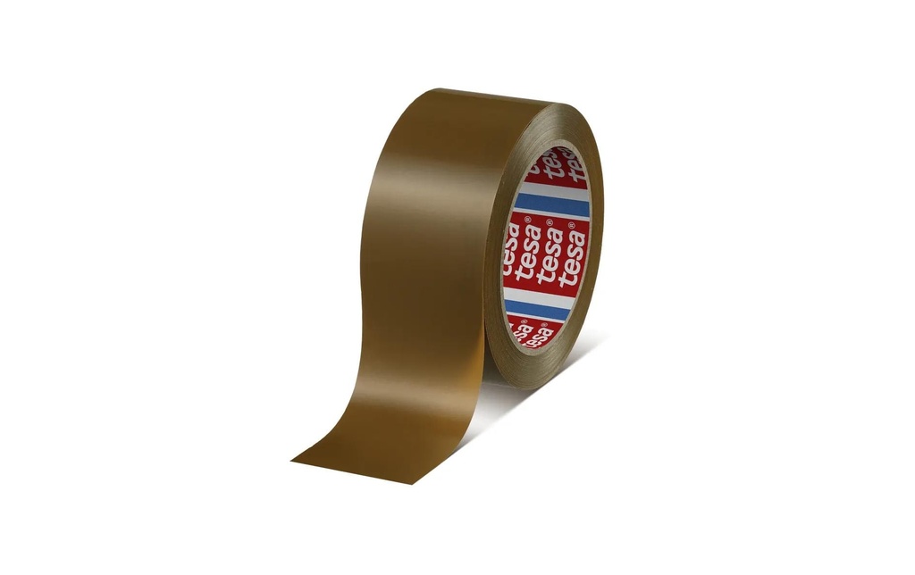 tesa Ruban d'emballage premium tesapack 50 mm x 66 m, Brun