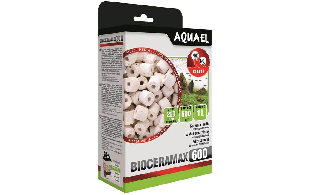 Aquael Accessoires de filtration Bioceramax Pro 600