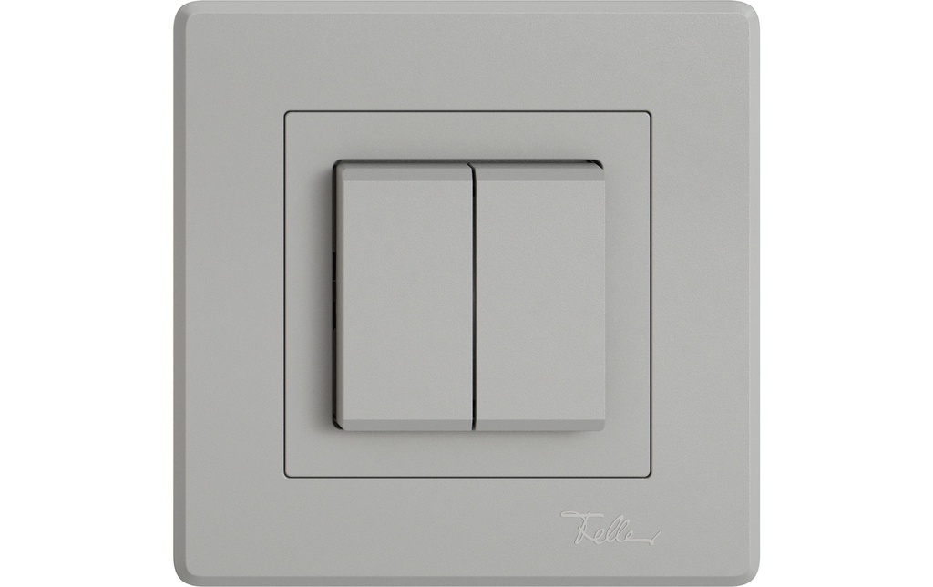 Feller Commande Smart light  EDIZIO.liv pour Philips Hue, Gris clair