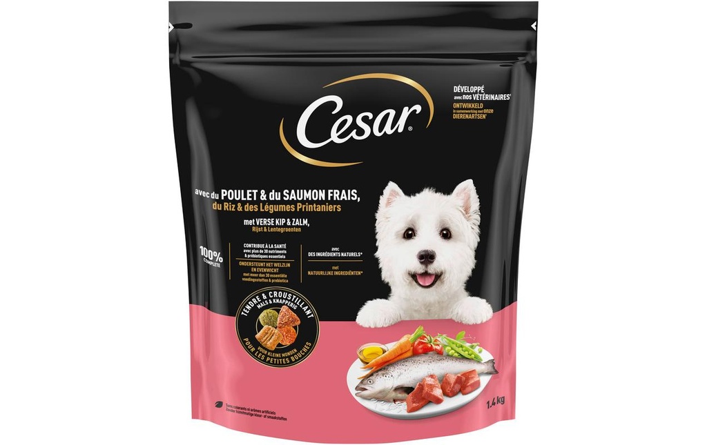 Cesar Alimentation sèche Mediterranean Feast Poulet, 1.4 kg