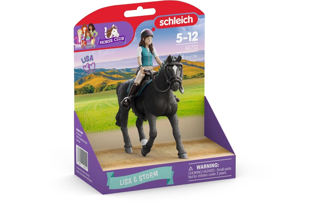 Schleich Ensemble de pions Horse Club Lisa & Storm