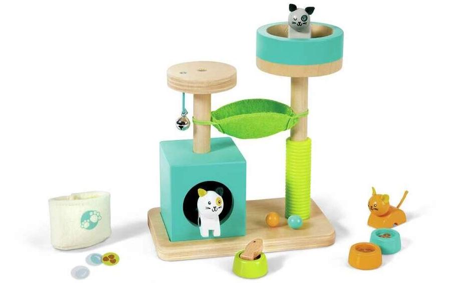 Hape Ensemble de pions Kitty Haven Playset
