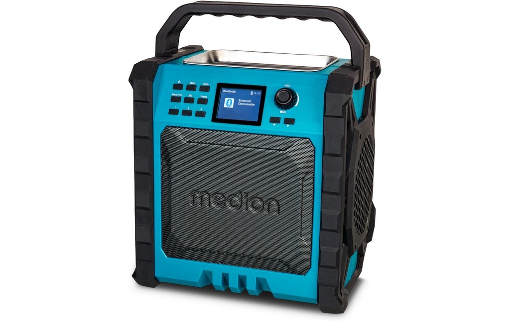 Medion Radio de chantier LIFE P66896 Bleu ciel