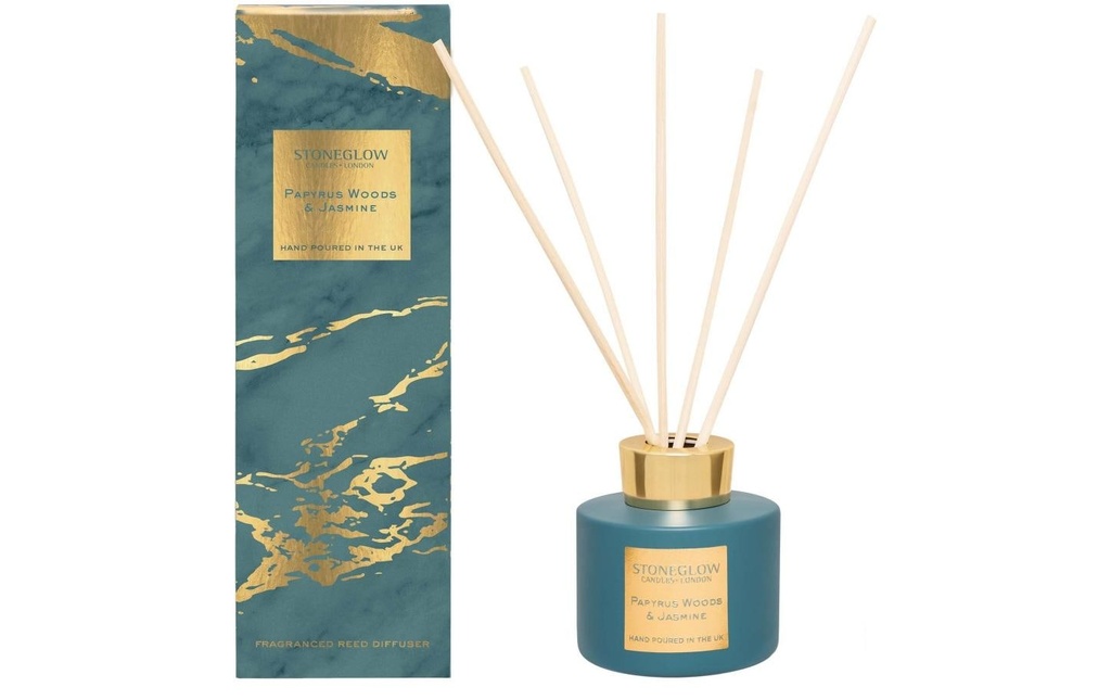 Stoneglow Bâtonnets parfumés Bois de Papyrus 120 ml