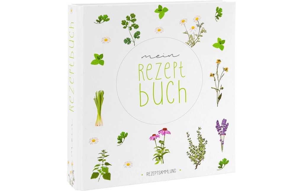 Goldbuch Bloc-notes pour les recettes Fleurs sauvages 21 x 22 cm