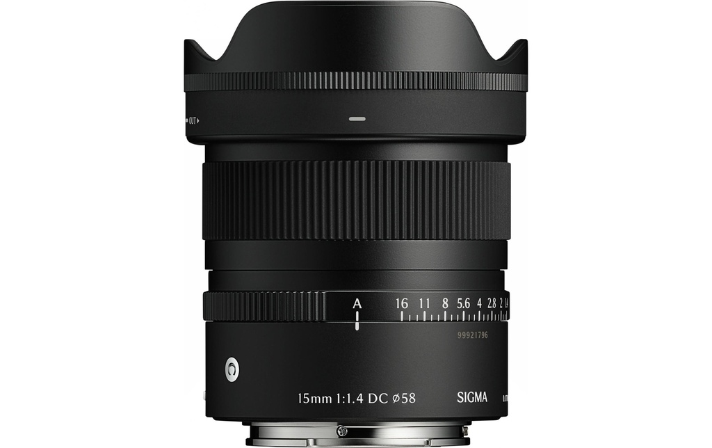 Sigma Longueur focale fixe 15mm F/1.4 DC C – Fujifilm X-Mount