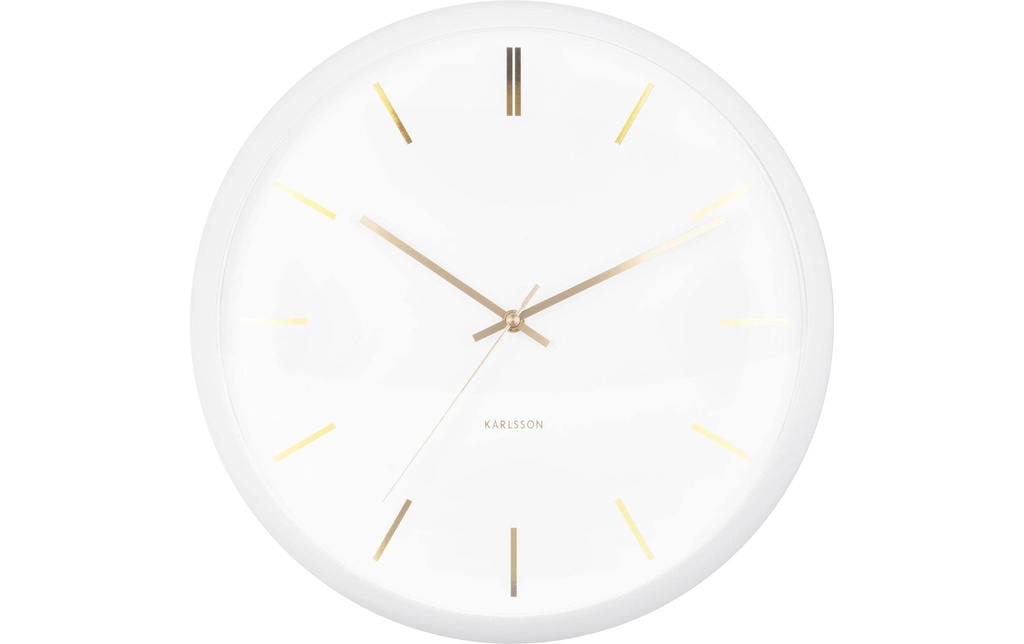 KARLSSON Horloge murale Globe 40 cm, Blanc