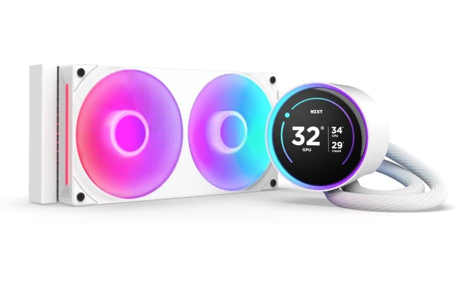 NZXT Refroidissement à eau Kraken Elite 240 RGB Blanc