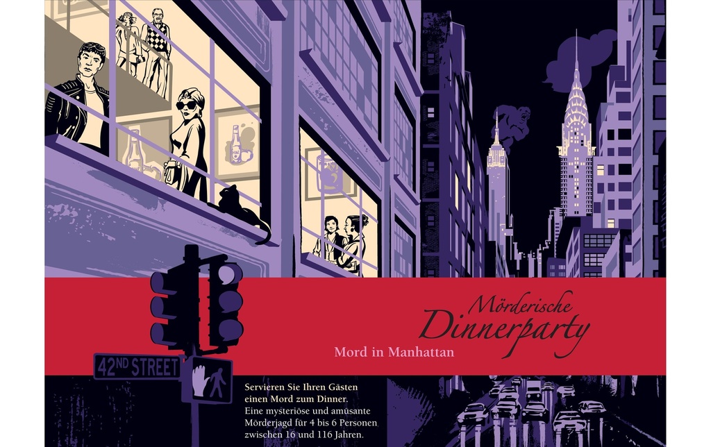 Blaubart Verlag Party game Dîners meurtriers – Meurtre à Manhattan