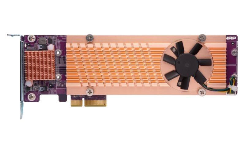 QNAP Carte d’extension  Quad NVMe SSD M.2 2280
