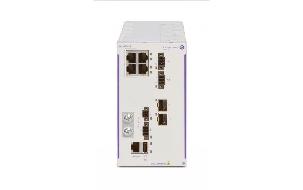 Alcatel-Lucent Switch PoE+ sur rail OmniSwitch OS6465-P6 4 Port