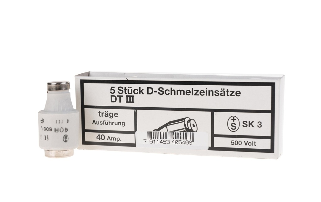 Elektromaterial Fusible DIII 40A
