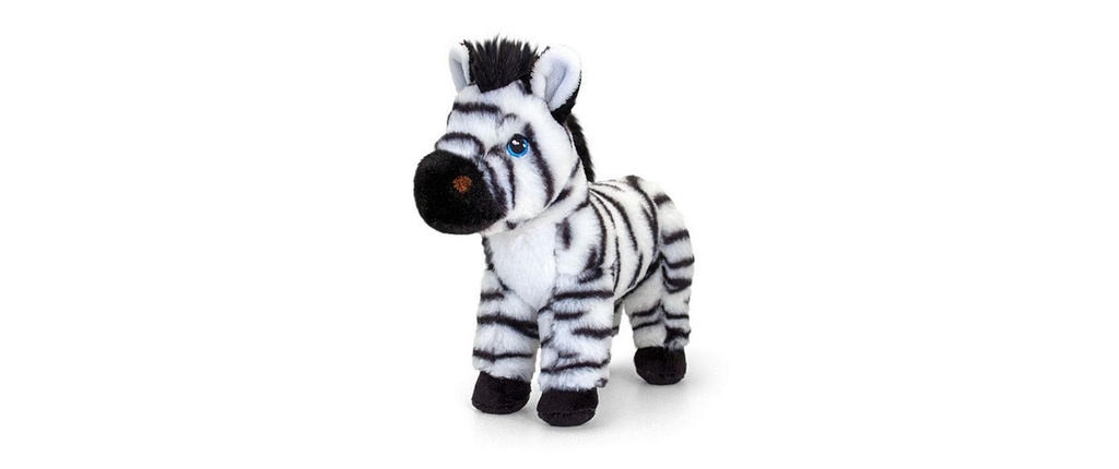 Keeleco Animal en peluche Zebra 20 cm