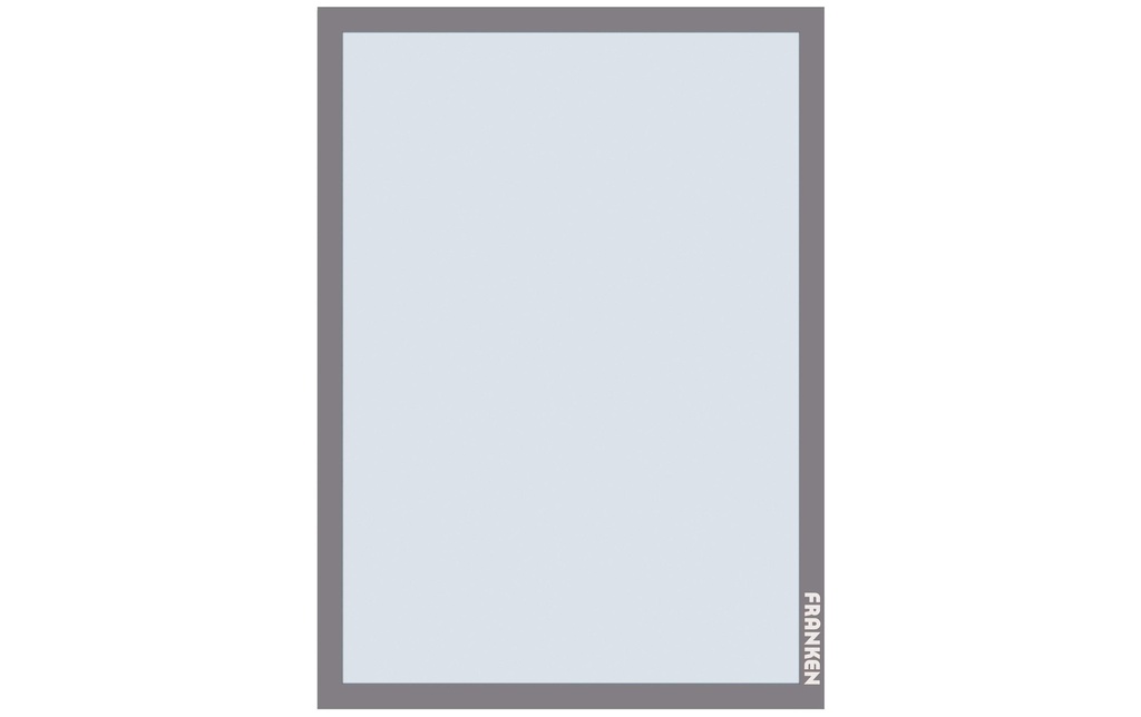 Franken Cadre d’affichage PRO A3, argent, 2 pièces