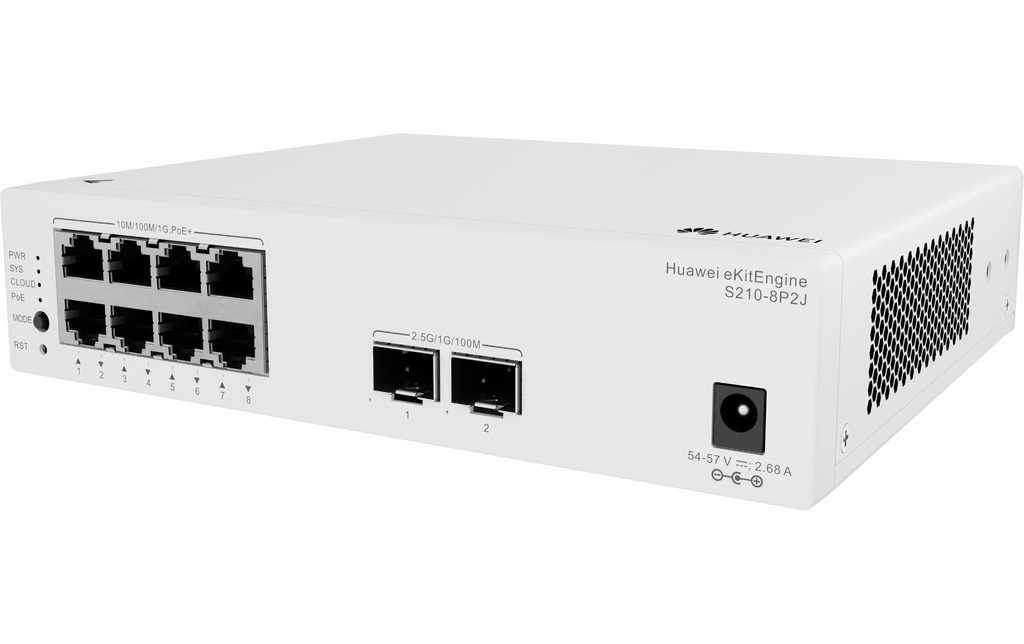 Huawei eKit PoE+ Switch eKitEngine S210 Series S210-8P2J 10 ports