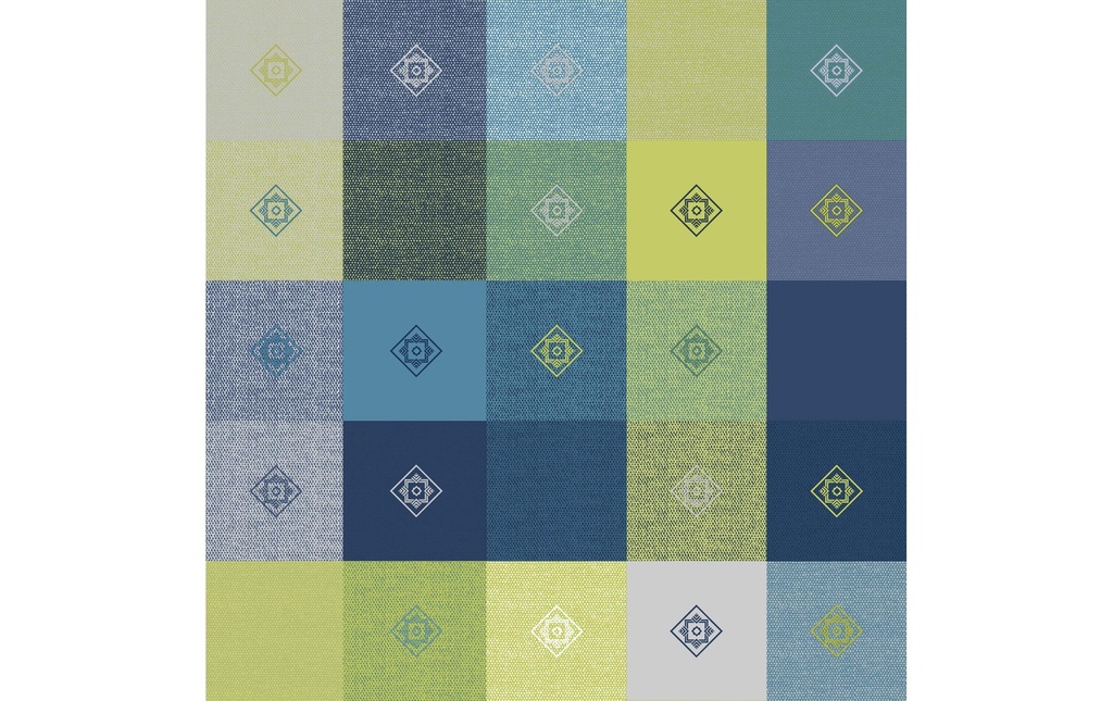 d-c-fix Nappe Manhattan Victor Rond, Ø 150 cm, bleu