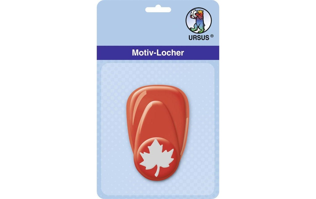 URSUS Perforatrice à motif Feuilles, 1.6 cm