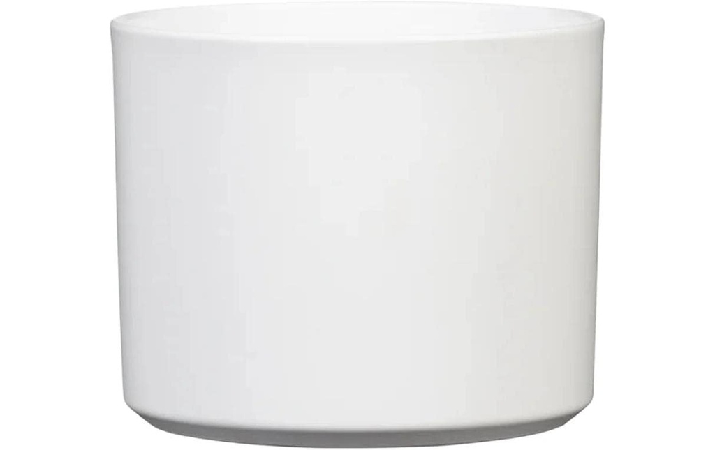 scheurich Pot de fleur Panna 631, 18.9 cm, blanc