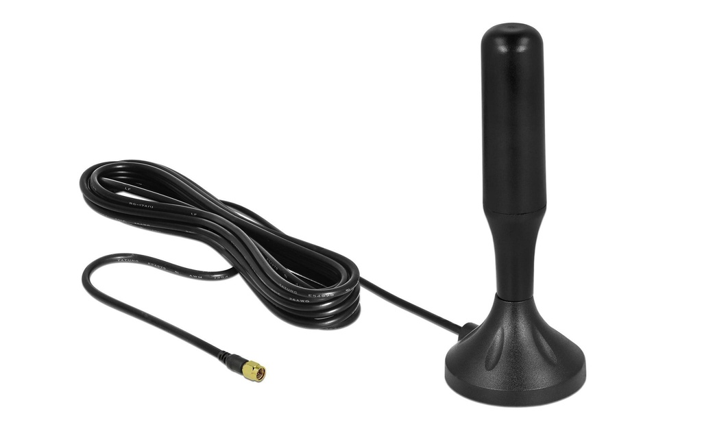 Delock Antenne LTE SMA, Outdoor SMA 5 dBi Rayonnement omni directionnel