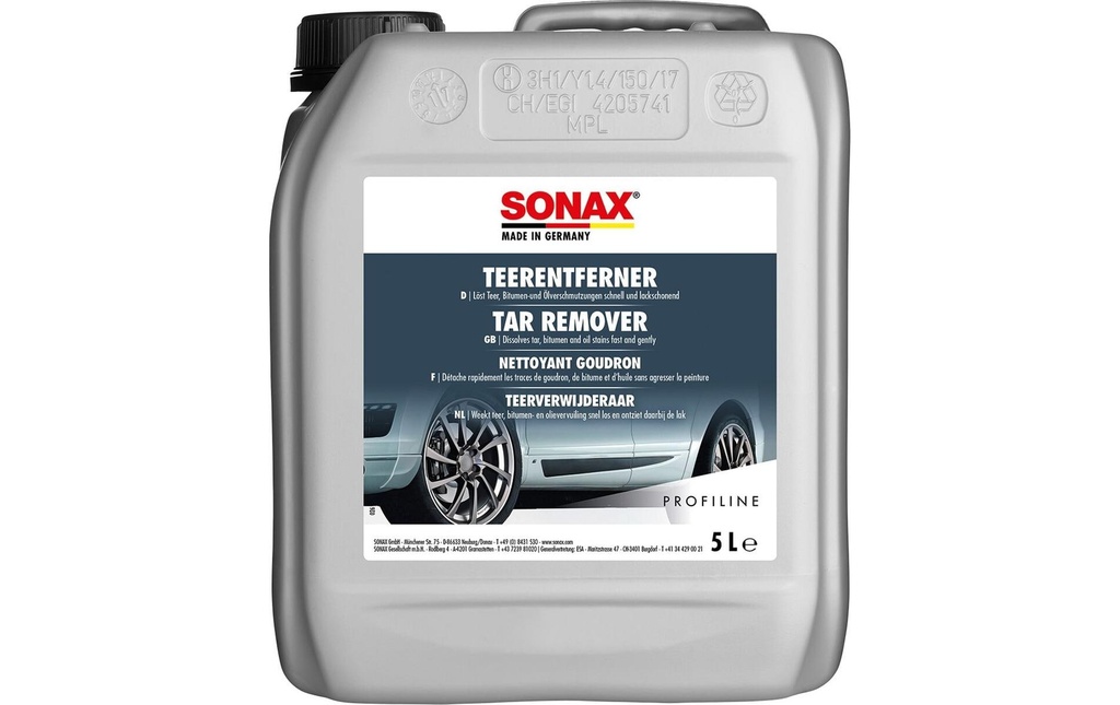 Sonax Détacheur de goudron, 5 l