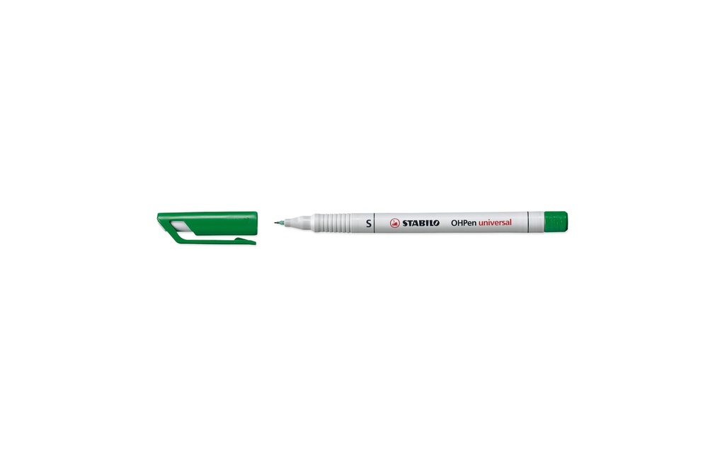 STABILO Stylo à feuilles OHPen Universal Vert, 10 pièces