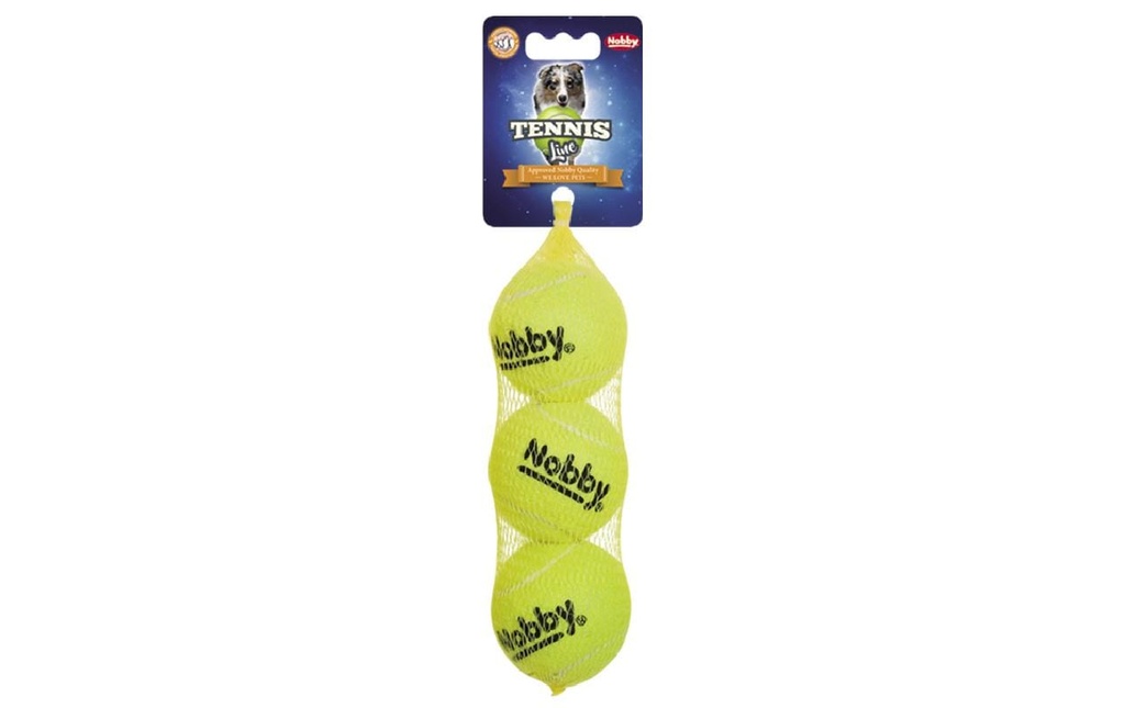Nobby Jouet pour chien Balle de tennis, Jaune