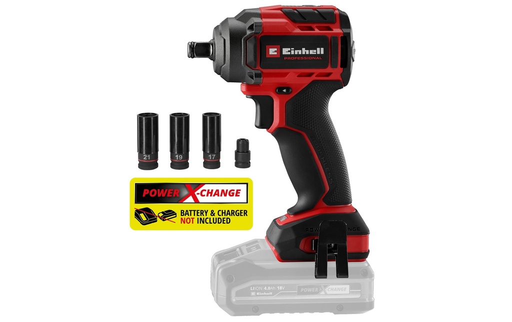Einhell Professional Visseuses à percussion sans fil TP-CW 18/350-C Li BL – Solo