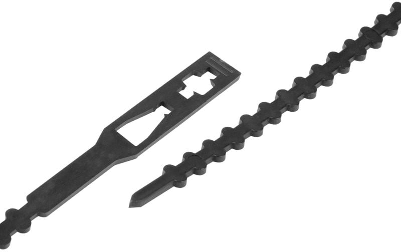 STEFFEN Serre-câble 100 pièces Noir 234 mm x 5.5 mm