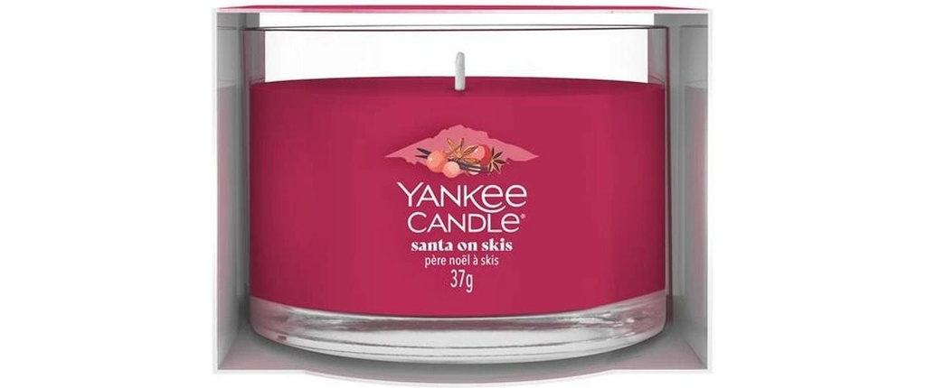 Yankee Candle Signature Bougie parfumée Santa on Skis 37 g