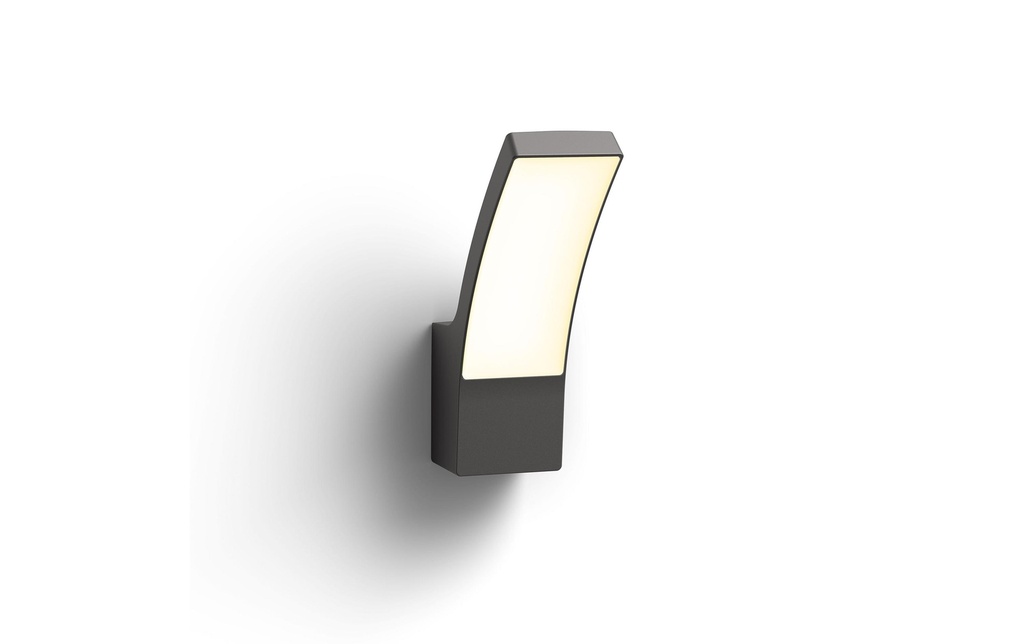 Philips Lampe murale Splay, 12 W, 1100 lm, 2700 K, anthracite