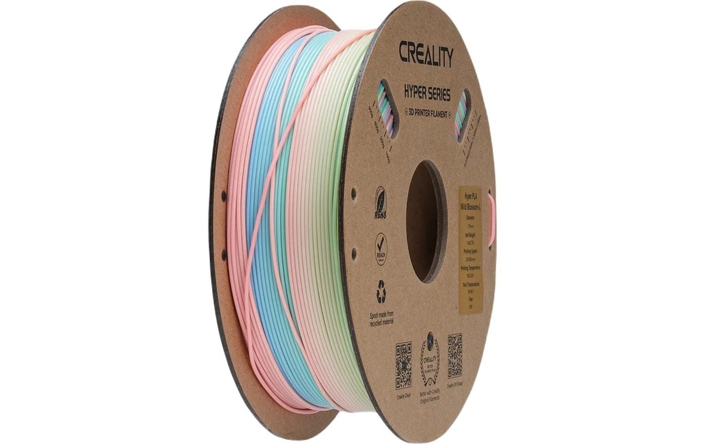 Creality Filament PLA Hyper, Arc-en-ciel de fleurs sauvages, 1.75 mm, 1 kg
