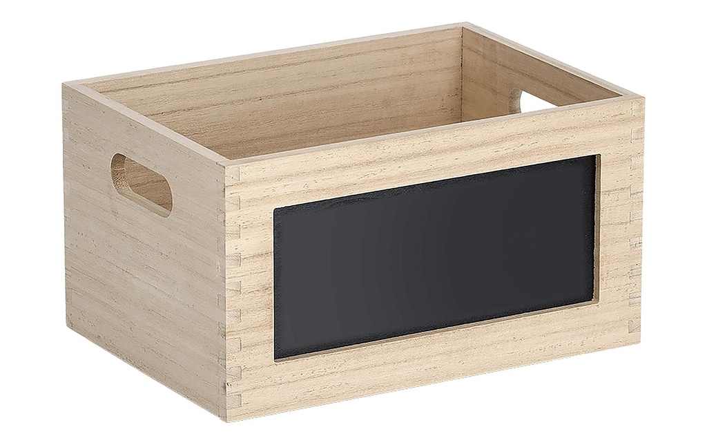 Zeller Present Caisse de rangement avec inscription Nature