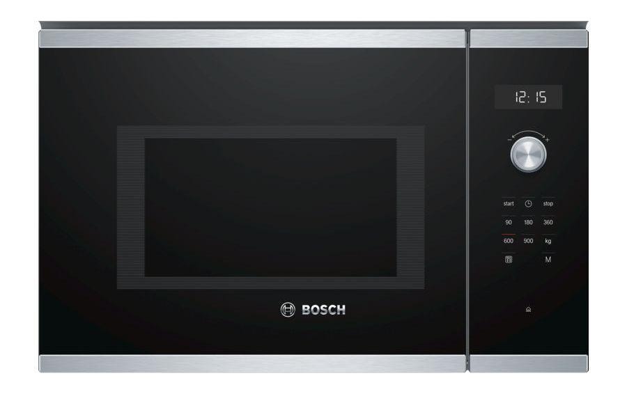 Bosch Four à micro-ondes encastré BFL554MS0 Noir/Argenté