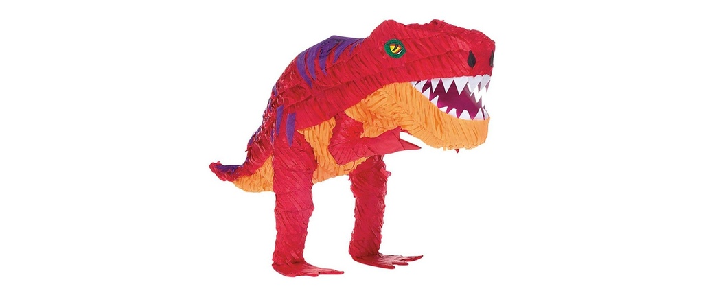 Amscan Piñata Dinosaure, Orange/Rouge