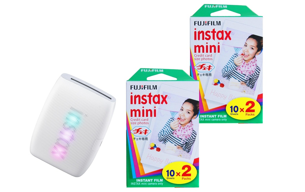 Fujifilm Imprimante mobile mini Link 3 Incl. 2x Duo Pack Blanc