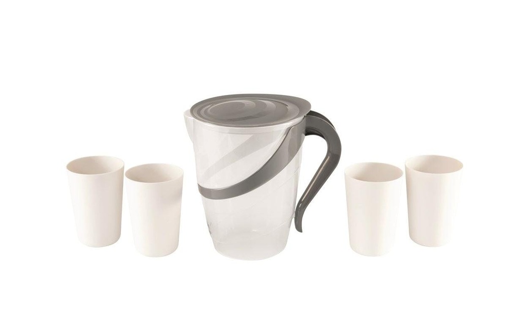 Easy Camp Set de gobelets Cerf Pitcher Set, 21 cm x 15.5 cm x 20 cm