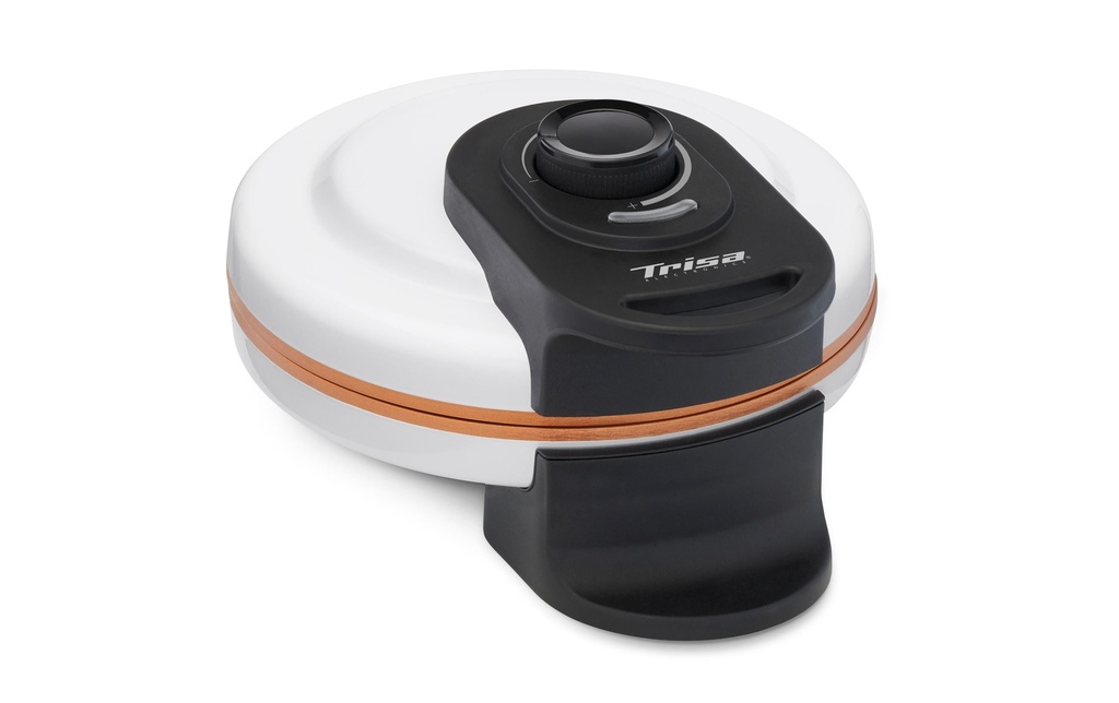Trisa Gaufrier Retro Waffles Blanc/Bronze
