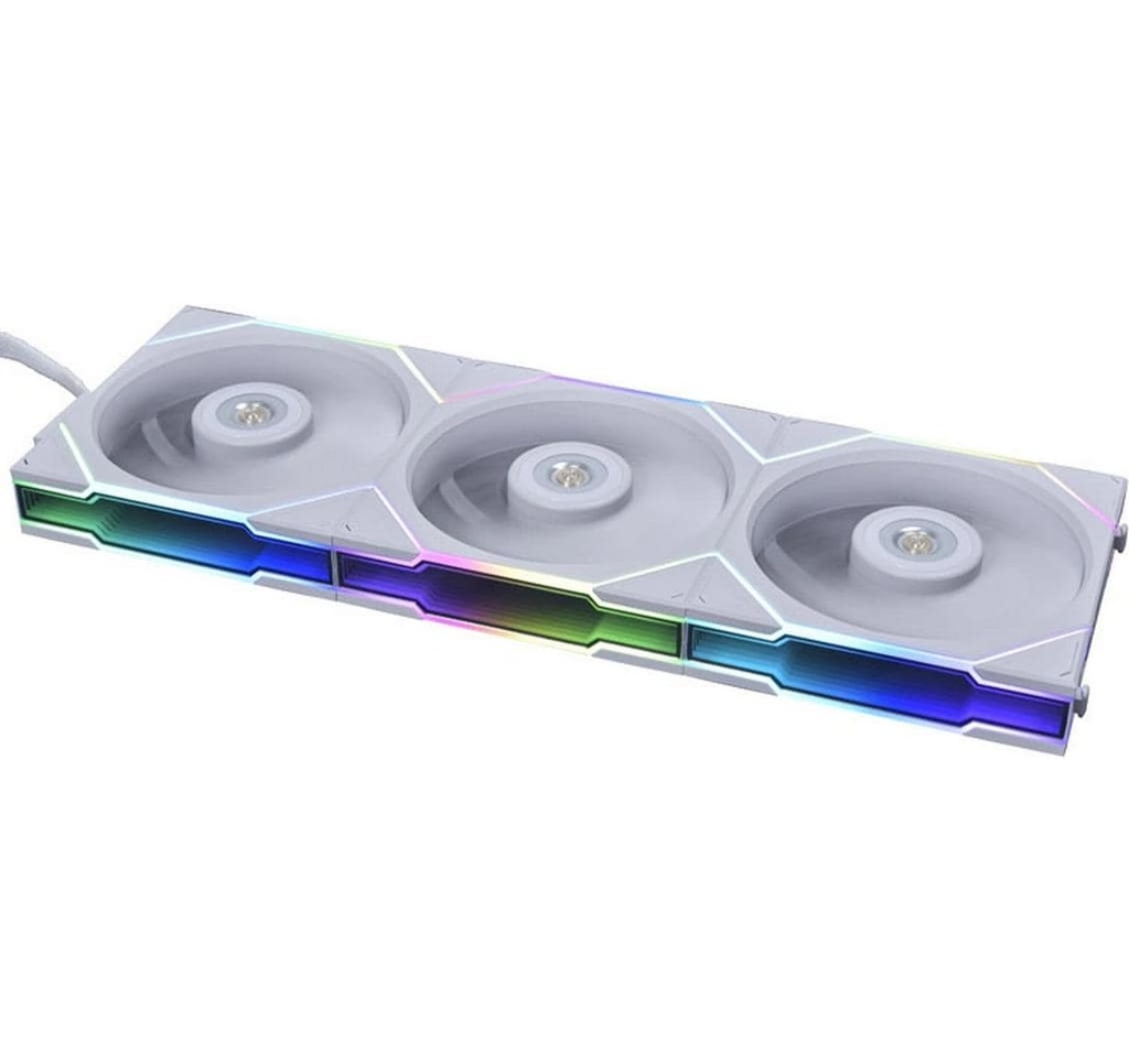 Lian Li Ventilateur PC Uni Fan TL 120 mm Lot de 3, blanc