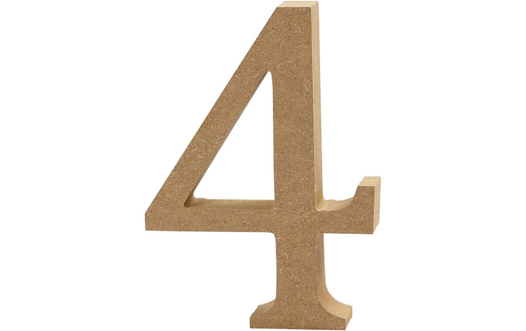 Creativ Company Numéro de bois 4 1 pièce