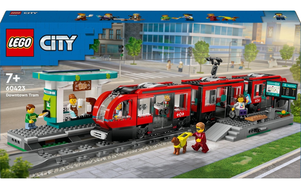 LEGO® City Tramway avec arrêt 60423