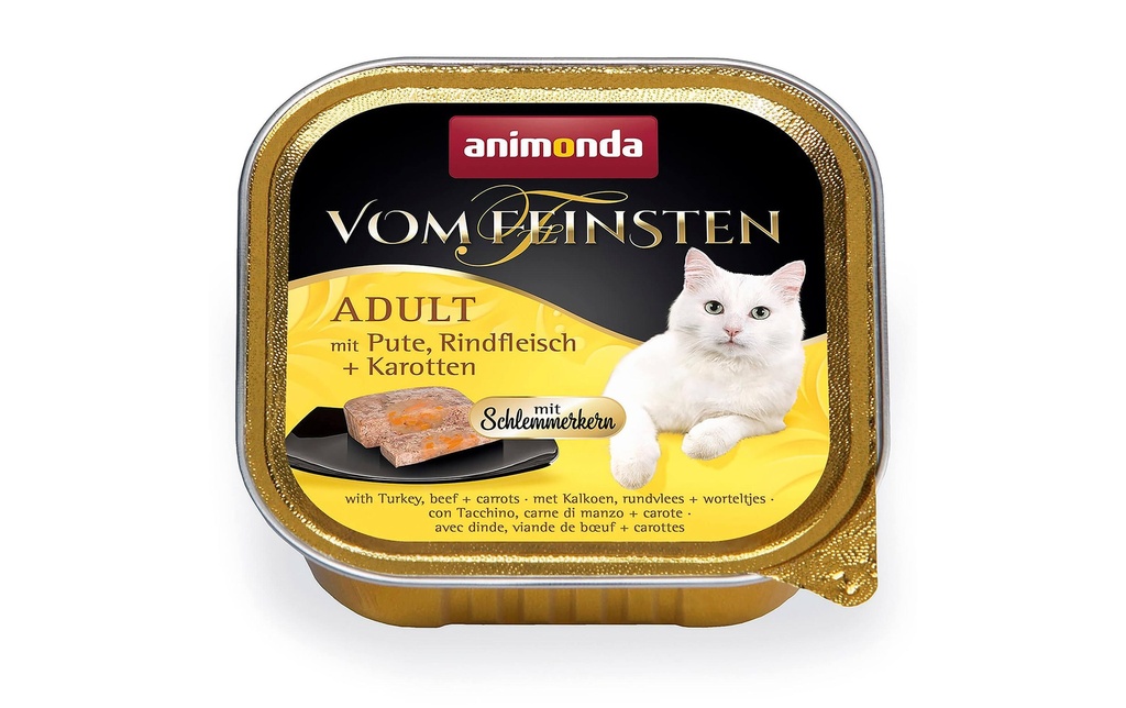 animonda Alimentation humide vom Feinsten, noyau gourmand dinde/bœuf 100g