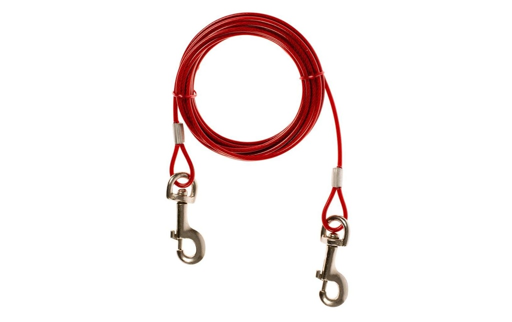 duvoplus Laisse d'attache pour chiens jusqu'à 25 kg 4.5m