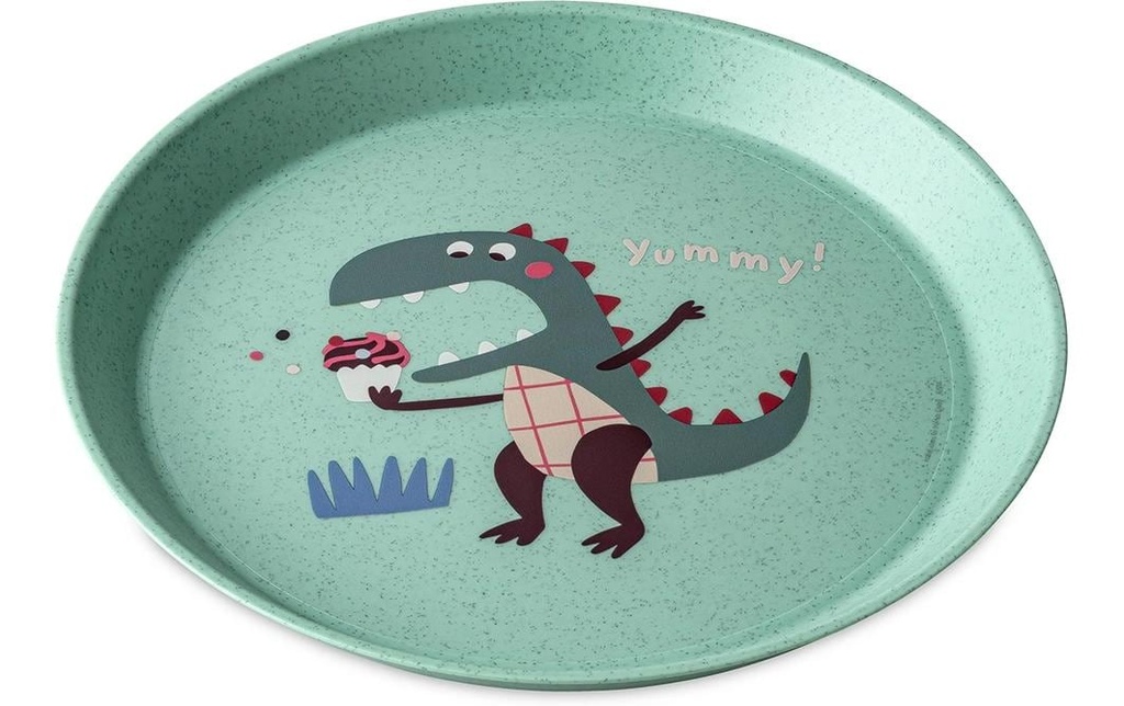 Koziol Assiette pour enfant CONNECT REX sage green 400 ml